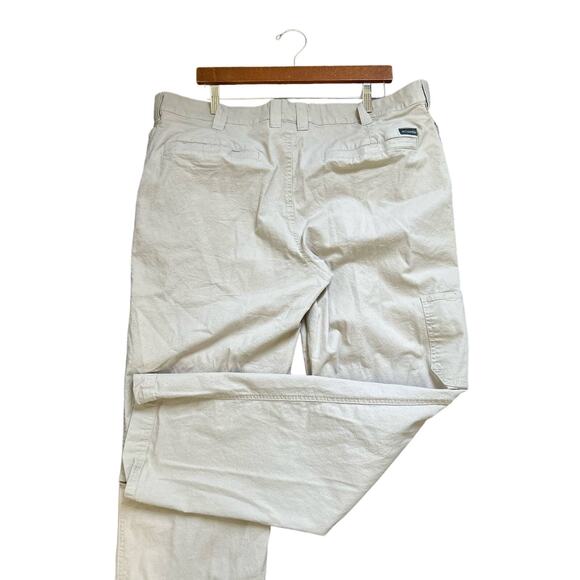 Columbia Men’s Pants Beige Thick Size 40W 32L Security Zip Pocket - Picture 3 of 9